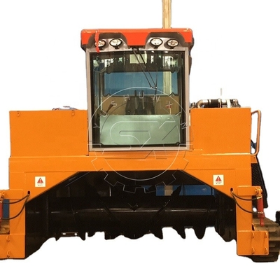 85hp 動物肥料 堆肥 ターナー 機械 50m / h 肥料生産設備