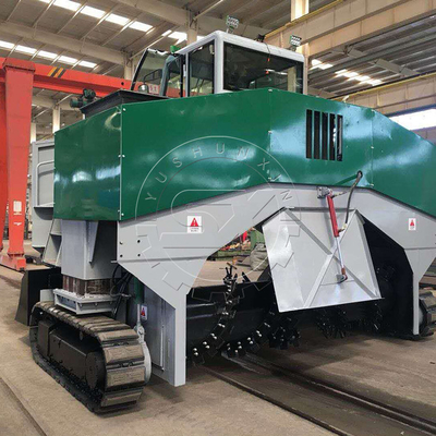 堆肥ターナー 混合機 クローラー ウォーキング 有機肥料 堆肥ターニングマシン