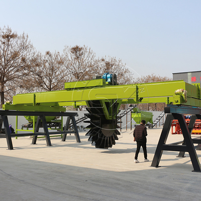 有機肥料 低エネルギー消費 輪型 農場用コンポストターナー 10000KG