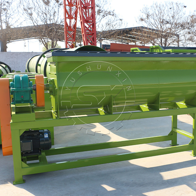 880KG NPK 材料 YSX シングルシャフト 有機肥料水平混合機