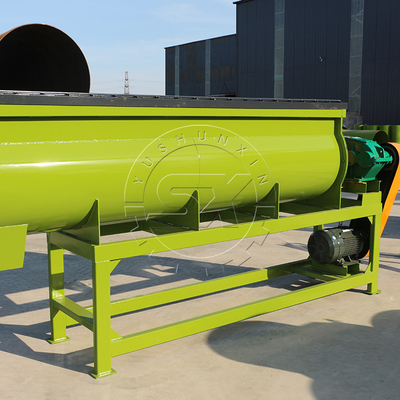 880KG NPK 材料 YSX シングルシャフト 有機肥料水平混合機