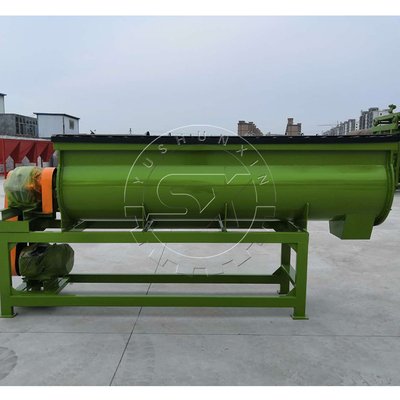 880KG NPK 材料 YSX シングルシャフト 有機肥料水平混合機