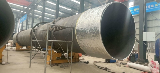 1-20t/h 容量 熱気 鶏糞 熱気扇風機のための回転ドライヤー 効率的に動作