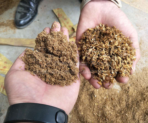 農業における乾燥材料の粉砕のための500KG重量ストロークラッシャー