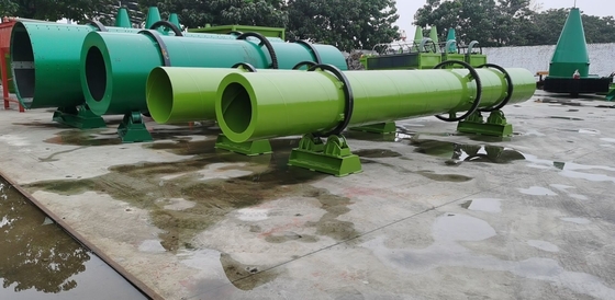 1000~30000kg/h 蒸発容量 空気エネルギー加熱付きの家禽排泄物回転乾燥機