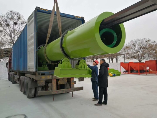 肥料生産ラインのための380V/220V電圧回転ドラム冷却機 3000KG