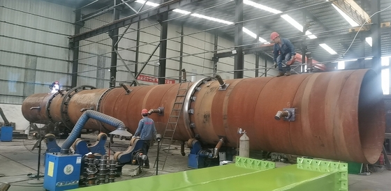 肥料生産ラインのための380V/220V電圧回転ドラム冷却機 3000KG