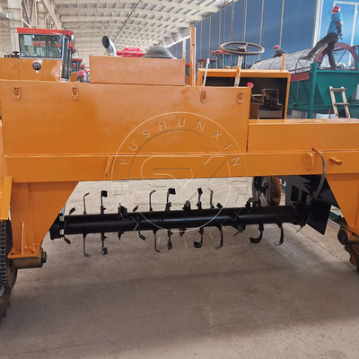 YSX 快速堆肥化のための堆肥ターナー 作業速度 7.5-8m/min 400-500m3/h