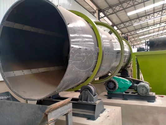 1〜8t/h 容量 有機肥料生産ラインのためのMSW粒子を製造する設備
