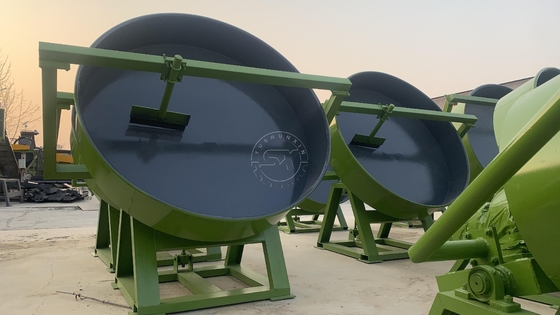 肥料ディスク粒化機 鶏糞便のペレット化 体重KG 1200