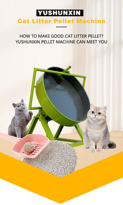 YSX 製造工場で猫砂/ベントニート粒子の生産のための粒子